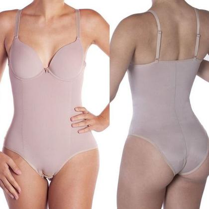 Imagem de Body Modelador Alta Compressão Pós Parto Com Bojo Cinta