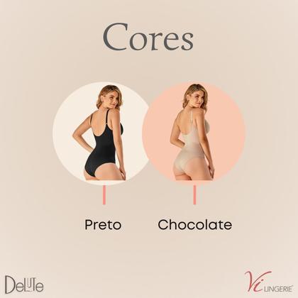 Imagem de Body Modelador Feminino Cinta Mid Size de Média Compressão Com Bojo Bodi p/ Pós Parto Cirúrgico