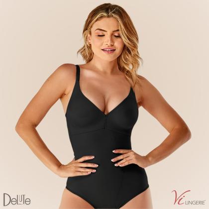 Imagem de Body Modelador Feminino Cinta Mid Size de Média Compressão Com Bojo Bodi p/ Pós Parto Cirúrgico