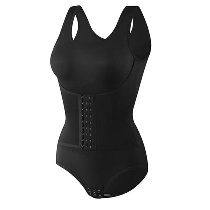 Imagem de Body Modelador Feminino Fecho Frontal 3 niveis Compressiva COR:PRETOTAMANHO:L