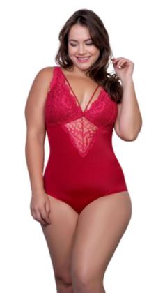 Imagem de Body Modelador Renda Plus Size Luxo Compressão