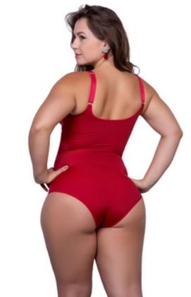 Imagem de Body Modelador Renda Plus Size Luxo Compressão