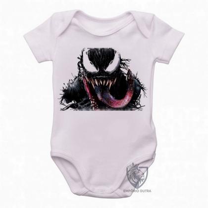 Imagem de body nenê criança roupa bebê Venom Aranha