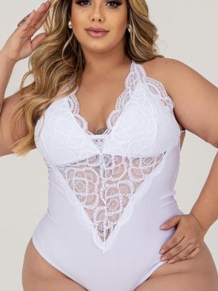 Imagem de Body plus size alcinha 