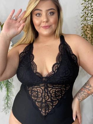 Imagem de Body plus size alcinha 