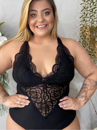 Imagem de Body plus size alcinha 