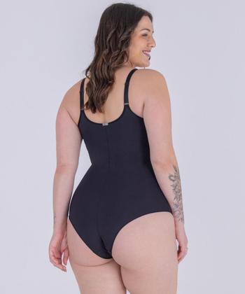 Imagem de Body Plus Size modelador com bojo profundo