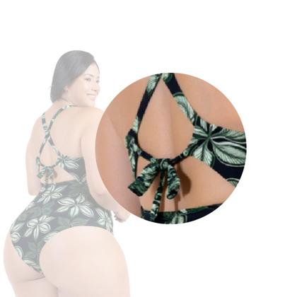 Imagem de Body Plus Size Praia Piscina Com Bojo Reforçado Estampado