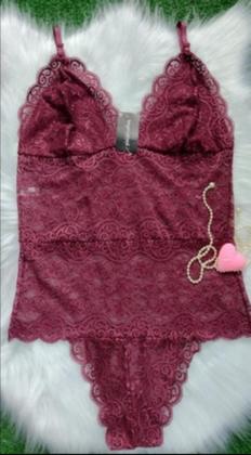 Imagem de Body Plus Size Rendado XGG Com Forro Confortável Sem Bojo Bore Renda Lindo Extra GG