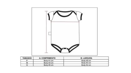 Body Polo São Paulo Vermelho-Branco M - Rêve D'Or Imagem de Body Polo São Paulo Vermelho-Branco M