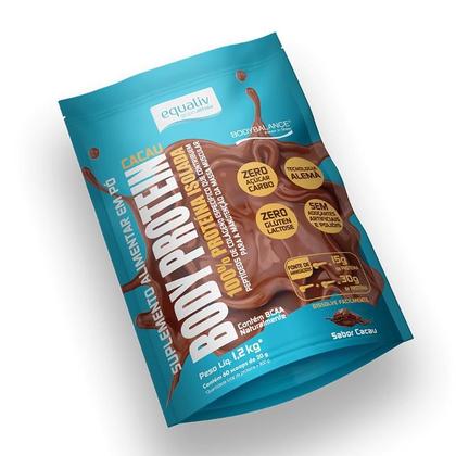Imagem de Body Protein Equaliv Cacau 1,2kg Proteína Sem Lactose Sabor:Cacau