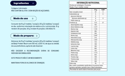Imagem de Body Protein Sabor Neutro de 450g-Equaliv