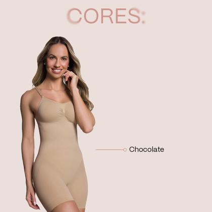 Imagem de Body Redutor Cinta S/ Costura Short Selene Alta Compressão