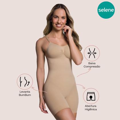 Imagem de Body Redutor Cinta S/ Costura Short Selene Alta Compressão