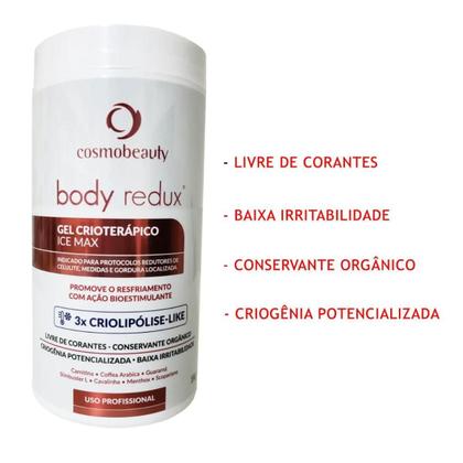 Imagem de Body Redux Gel Crioterápico Ice Max 1kg Cosmobeauty