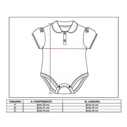 Imagem de Body Santos Polo Rosa Oficial