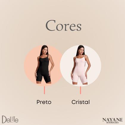 Imagem de Body Short Redulip Cinta Modeladora Feminina com Compressão Redutora e Bojo Soft Nayane Rodrigues
