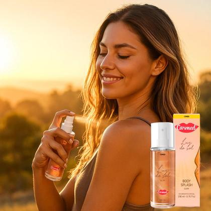 Imagem de Body Splash Carmed Luz do Sol 200ml  Fragrância Feminina com Baunilha e Jasmim