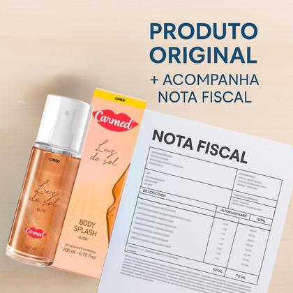Imagem de Body Splash Carmed Luz do Sol 200ml  Fragrância Feminina com Baunilha e Jasmim