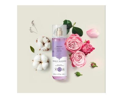Imagem de Body Splash Cuide-Se Bem Rosa e Algodão 200mL (Nova Fórmula)