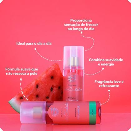 Imagem de Body Splash De Melancia Aroma Frutal Tropical Refrescante Todo Cuidado+ Abelha Rainha 200ml REF 3838