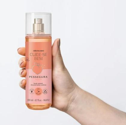Imagem de Body Splash Desodorante Colônia Cuide-se Bem Pessegura 200ml - O Boticário