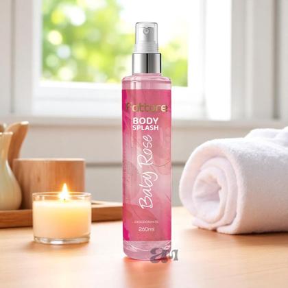 Imagem de Body Splash Fattore Baby Rose 260ml  Floral Suave e Desodorante Corporal