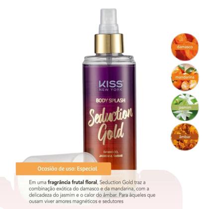 Imagem de Body Splash Kiss Seduction Gold 200ml