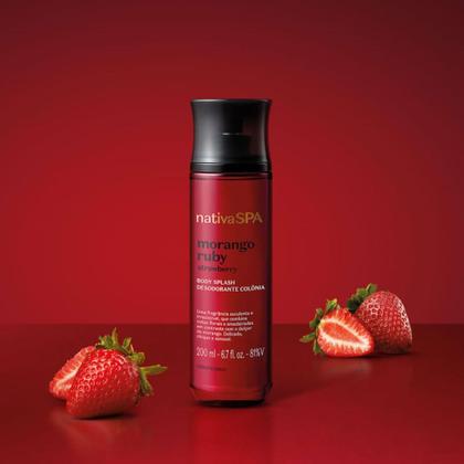 Imagem de Body Splash Morango Ruby Nativa SPA - O Boticário