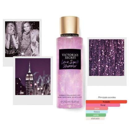 Imagem de Body Splash Victorias Secret Love Spell Shimmer 250ml - Com Glitter - Victoria's Secret