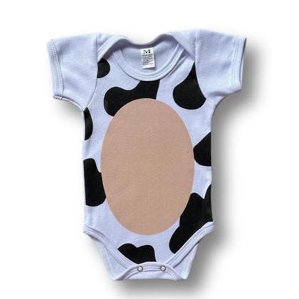 Imagem de Body Temático Bezerro Bebê Tecido Algodão