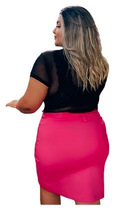 Imagem de Body Tule Manga Curta Plus Size Verão Bori 52