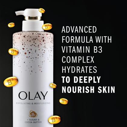 Imagem de Body Wash Olay Esfoliante e Hidratante com Açúcar 600mL (x4)