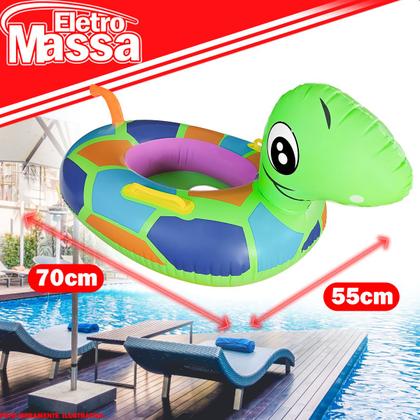 Imagem de Boia Animal Aquática Inflável Com Alça Para Diversão Infantil