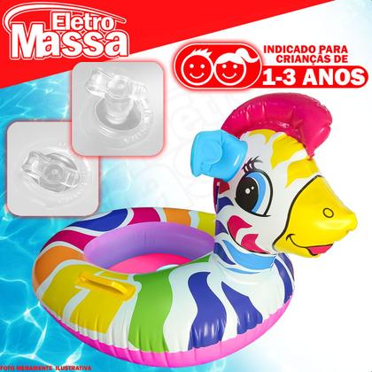 Imagem de Boia Animal Aquática Inflável Com Alça Para Diversão Infantil