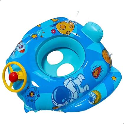 Imagem de Boia Bebê Carrinho Infantil Inflável Direção Piscina Vinil