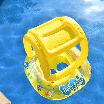 Imagem de Boia Bebê Cobertura Inflável Proteção E Diversão Infantil