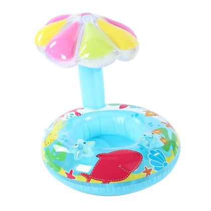 Imagem de Boia Bebê Cobertura Menina Fralda Infantil Inflável Proteção