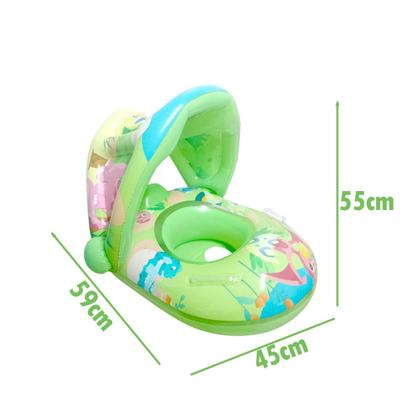 Imagem de Boia Bebê Cobertura Menina Fralda Infantil Inflável Proteção