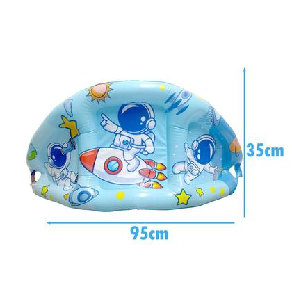 Imagem de Boia Bebê Cobertura Menina Fralda Infantil Inflável Proteção