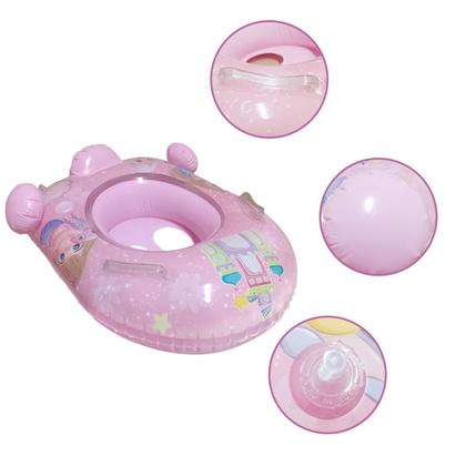 Imagem de Boia Bebê Cobertura Menina Fralda Infantil Inflável Proteção