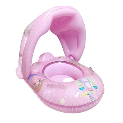 Imagem de Boia Bebê Cobertura Menina Fralda Infantil Inflável Proteção