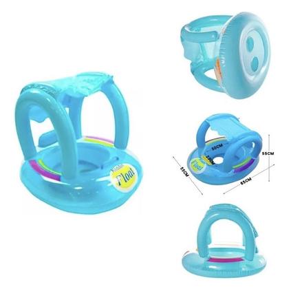 Imagem de Boia Bebê Inflável Com Assento E Cobertura Baby Piscina