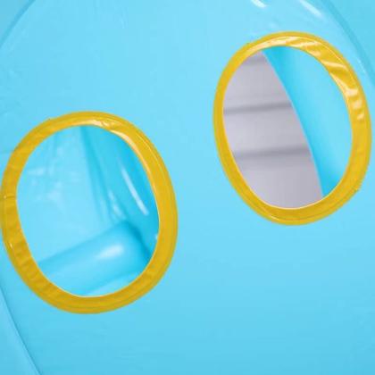 Imagem de Boia Bebê Inflável Com Assento E Cobertura Baby Piscina