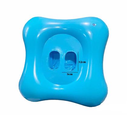 Imagem de Boia Bote Bebê Cobertura Fralda Infantil Inflável Proteção