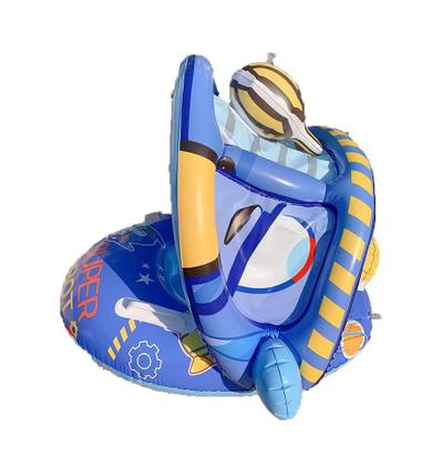 Imagem de Boia Bote Bebe Cobertura Fralda Infantil Inflável Proteção