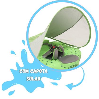 Imagem de Boia Bote Infantil Bebê Cobertura Proteção Solar Original Piscina