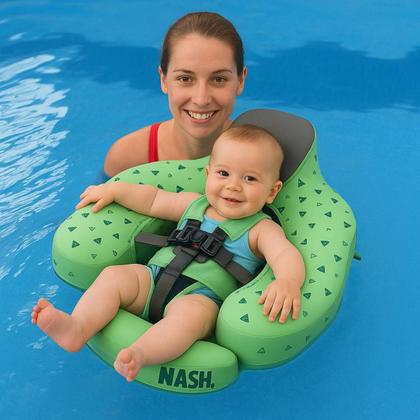 Imagem de Boia Bote Infantil Bebê Cobertura Proteção Solar Original Piscina