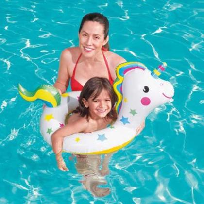 Imagem de Boia Circular Inflável Infantil Formato De Animais