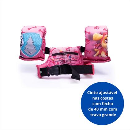 Imagem de Boia Colete Infantil Rosa 25Kg  Segurança e Diversão na Água